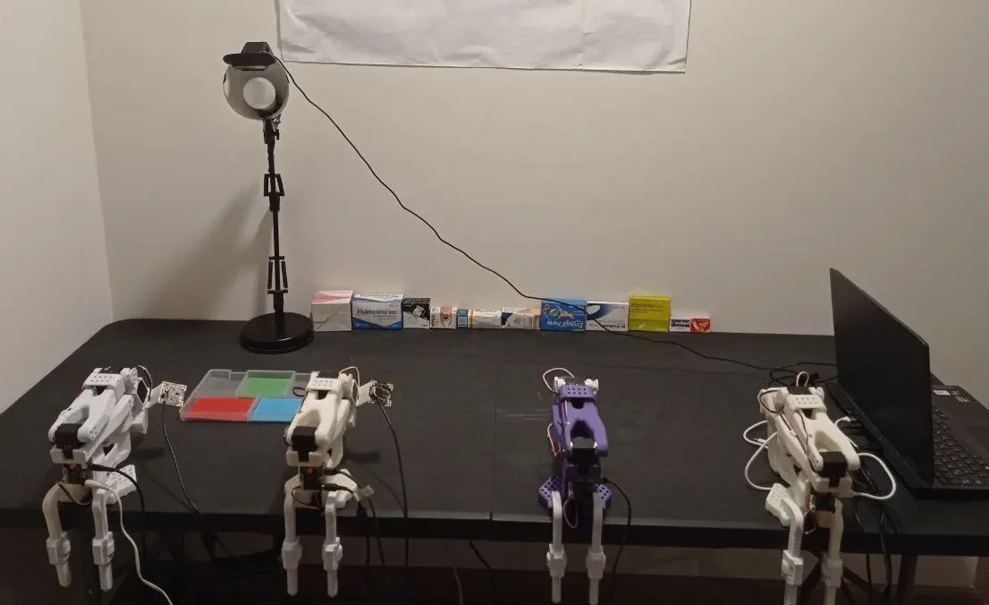 BISO-ARM100: Automated Medication Sorting via Imitation Learning