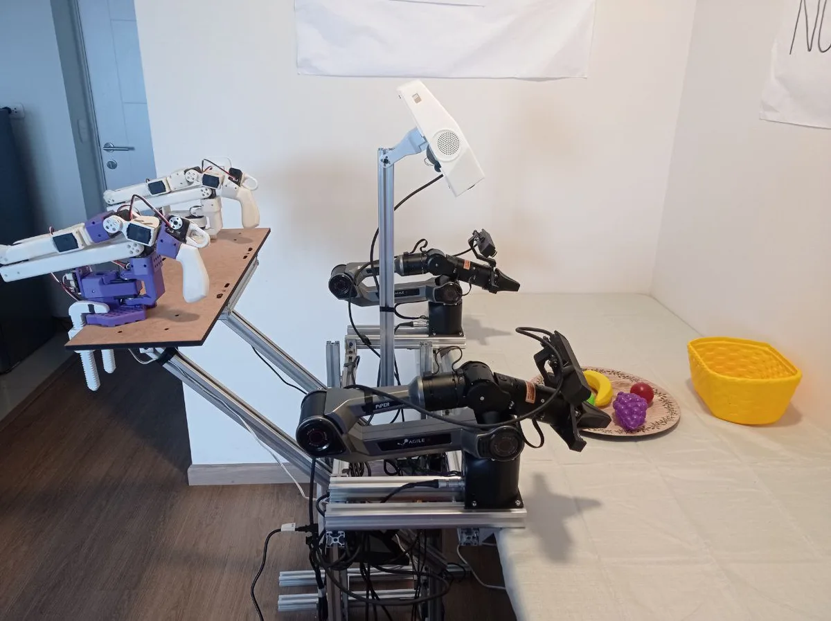 Demonstration-to-Robot Setup